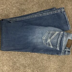 BKE Men's Straight Blue Jeans